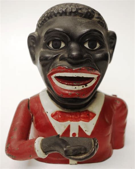 vintage black man money box